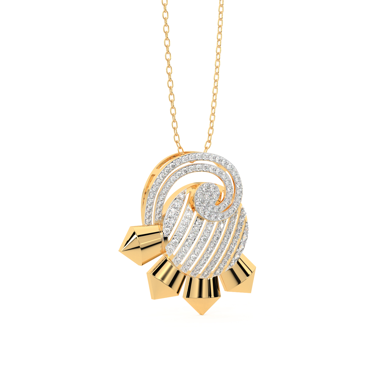 Arty Accents Diamond Pendant